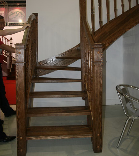Wood stairs